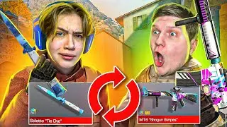 ПОМЕНЯЛСЯ с ВЕЛЕЙ НОВЫМ СТИЛЕТТОМ в STANDOFF 2! ИГРАЮ С РЕДКИМ ПАТТЕРНОМ!