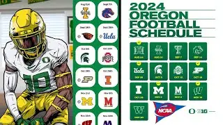 2024 Oregon Ducks Football Game Schedule