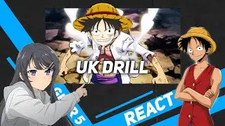 Danmachi React ao rap do Luffy (One Piece) || (UK Drill) (🇮🇳/🇺🇲)