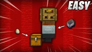 How to Build a Fully Automatic Egg Survival Farm in Minecraft Tutorial