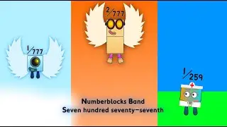 Numberblocks Band Seven hundred seventy-seventh