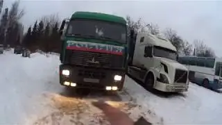 Long-distance trucking across Russia #33 Moscow - Smolensk route
