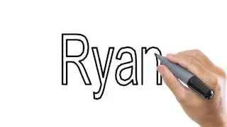 NOME: Ryan escrito a mão - virtual art