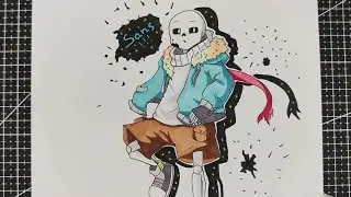 how to draw sans easy | cách vẽ sans