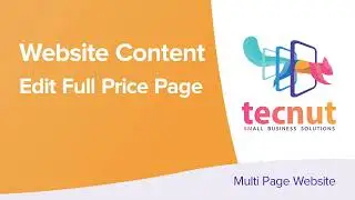 Tec Nut Multi Page Website Edit Price Page
