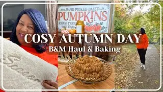 COSY AUTUMN VLOG 🍁 B&M Haul, Baking Banana Cake & Autumn Walks