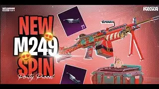New Party Parcel M249 Lucky Spin BGMI | Party Parcel M249 Lucky Crate Opening | New M249 MaxOut