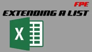 How to Extend a List in Microsoft Excel | Excel Tutorials