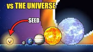 Seed vs the ENTIRE Universe 🌌 28 Worlds, 10 Lives | Size Comparison