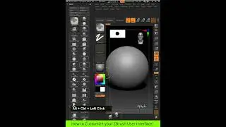Zbrush Tips 01: How to Customize your ZBrush User Interface! 