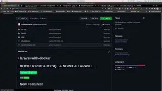 install php , nginx and mysql in docker and run laravel project