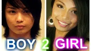 The Power of Makeup! Boy to Girl Transformation
