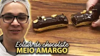 ECLAIR (BOMBA) - Com Chocolate Meio Amargo - RECEITA COMPLETA! | Chef Marcos Aurélio