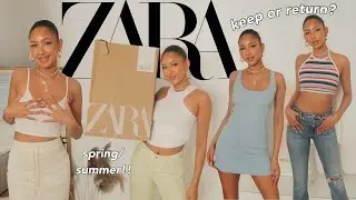 Huge Zara *NEW IN* Summer Haul! KEEP OR RETURN?!