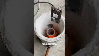 😨Samsung S24 Ultra РАСПЛАВИЛИ в Тигле 