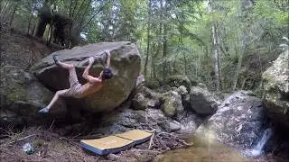 Damien Masson: FA Bouldering in Monistrol/Loire
