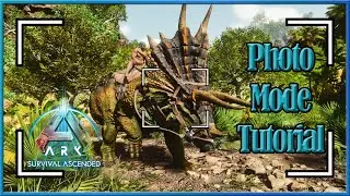 How to use PHOTO MODE in ARK Survival Ascended (Basic Tutorial)