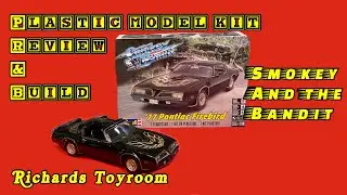 Plastic Model Kit Review and Build: Smokey and the Bandit Firebird   HD 1080p