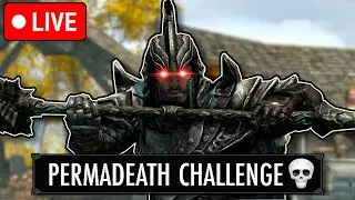 🔴 SKYRIM BUT IT'S PERMADEATH 🔴