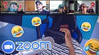 TROLLING RANDOM ZOOM MEETINGS X OMEGLE