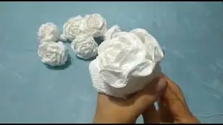 Оддий  когоздан  атиргул ясаш / Делаем розы из обычной бумаги