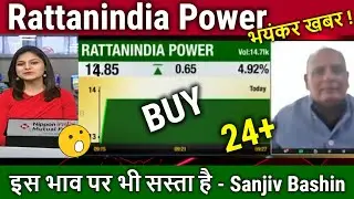 Rattanindia Power latest news sanjiv bashin,rtn power share analysis,Target/rattan power share news