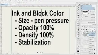 Brushes - Types - Understanding pens and Inking in Clip Studio Paint