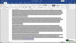 11  how to Change paragraph alignment in office word 2019