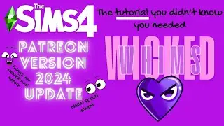 Wicked Whims Tutorial How to set up Patreon 2024 Version NEW