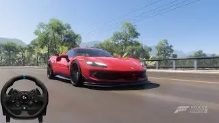 Ferrari 296 GTB | Forza Horizon 5 | Test Drive | Logitech G923