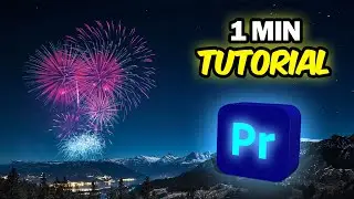 I Found New Way To Add a FIREWORKS to Your Video | Premiere Pro 2024