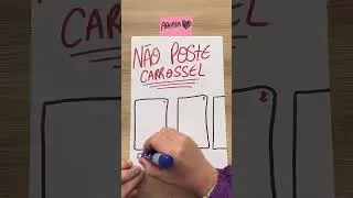 Você já reparou nisso? Carrossel é o único formato que permite 2 chances de engajar a mesma pessoa 😊