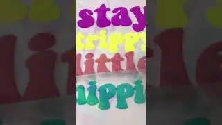 Look at those puffy 💛💚💗💜 #teckwrapcraft #teckwrapvinyl #diy #diycrafts #shorts