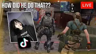 Tiktok E-Girls Reacts to My Ninja Defuse LIVE in CODM...