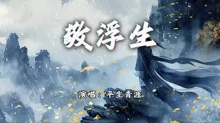 平生青涯 - 敬浮生『若得天公一场雪，当还千杯一声谢。』【动态歌词MV】