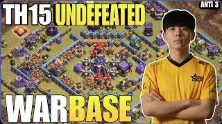 BEST - 03 UNBEATEN TH15 WAR / CWL BASE WITH LINKS || TH15 BASE ANTI 3 STAR || TH15 COPY LAYOUT