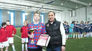 Награждение. Межрегиональные соревнования по футболу среди юношей 2009 г.р