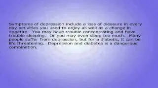 Depression and Diabetes