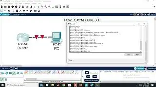 Cisco CCNA ssh Configuration