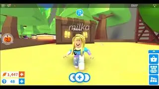 первое видео ROBLOX Adopt me (удочери меня)