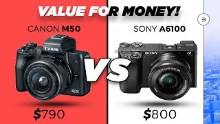 Why I Chose The Sony A6100 Over The Canon M50 IN 2020! (Canon M50 Killer)