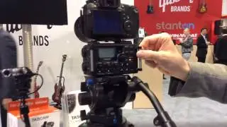 NAMM 2014 TASCAM camera audio - DR-60D recorder and TM-2X mic