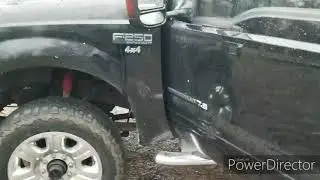 Fixing Cracked and Torn leather in a f250 7.3 Powerstroke
