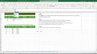 How to Construct a Date and perform calculation Using the DATE Function in Excel