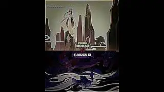 Morax vs Raiden Ei (REMAKE) || 