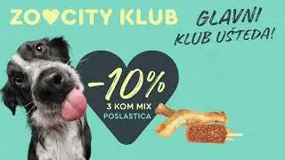 ZOOCITY KLUB: -10% NA 3 PAKIRANJA POSLASTICA