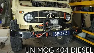 Unimog 404 Winch Bumper with Extra Recovery Points