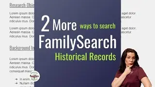 Stop Missing Records! 2 Hidden FamilySearch Search Tricks You’re Not Using