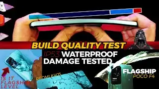 Poco F4 Waterproof Damage Tested☔ BEND Test - FLAGSHIP LEVEL? Redmi K40s