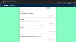 What is the Xamplr workshop?